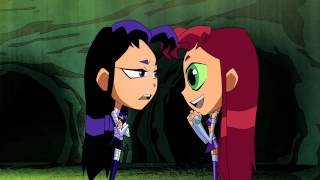 New Teen Titans  Episode 35  quotBlackfires Babysitterquot Clip [upl. by Ardnasela]