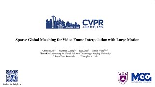 CVPR 2024 SGMVFI Presentation [upl. by Pru]