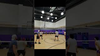 POV  Setter spike volleyball shortsfeed raybanmeta [upl. by Alegre]