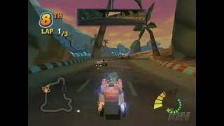 Crash Tag Team Racing GameCube Gameplay  Crash and burn [upl. by Attenej236]