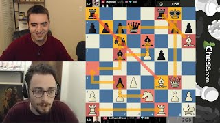 Brutal ATTACK GothamChess vs Eric Rosen [upl. by Kopp592]