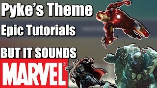 Pyke Theme but it sounds Marvel  Epic Piano Tutorial [upl. by Hymie]