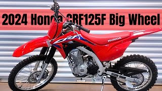 2024 Honda CRF125F Big Wheel Fun amp Easy Ride  Review [upl. by Aralc548]