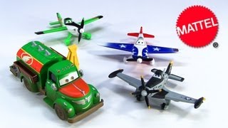 4 Disney Planes Jolly Wrenches Dusty Crophopper 86 LJH Special ZED CHUG 2013 Mattel DieCast Toy [upl. by Ahscrop]