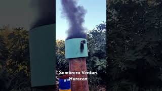 Chiminea Venturi Huracan chiminea humo viento sin humo [upl. by Aylad]