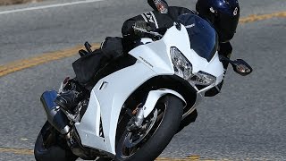 2014 Honda VFR Interceptor First Ride  MotoUSA [upl. by Vudimir569]