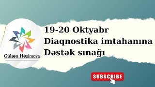 Bağça müəllimliyi üzrə 1920 Oktyabr diaqnostika imtahanına dəstək [upl. by Airdnat]