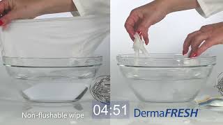 DermaFresh Flushable wipes Comparison [upl. by Gae]