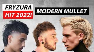 NAJMODNIEJSZA FRYZURA MĘSKA W 2022 NOWOCZESNY MULLET  Modern Mullet hairstyle [upl. by Misab]