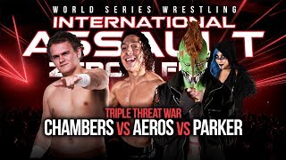 FULL MATCH  Royce Chambers vs Gabriel Aeros vs Syd Parker International Assault 2K19 Zero Fear [upl. by Keli]