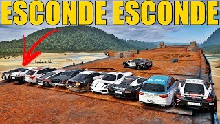 ESCONDE ESCONDE NA PRAIA ABANDONADA COM OS CARROS DA POLICIA  FORZA HORIZON 3  GAMEPLAY [upl. by Pamella513]