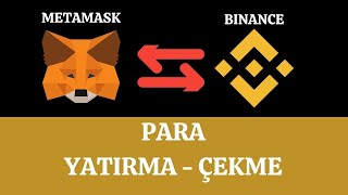 Metamask  Binance Para Çekme ve Yatırma İşlemleri Para Transferleri [upl. by Fulbert674]