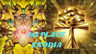 YuGiOh 1st PLACE EXODIA MILLENNIUM OTK DECK PROFILE 2024 [upl. by Zenas]