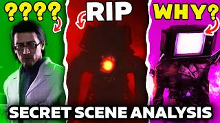 WHAT HAPPENED TO TITAN TV MAN  Skibidi Toilet Episode 77 Secret Scenes Analysis [upl. by Ramad]