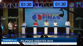 FULL VIDEO Pilipinas Debates 2016 in Cagayan De Oro [upl. by Aicilihp790]