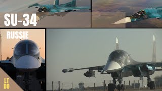 Les forces russes se dotent de nouveaux chasseursbombardiers Su34 [upl. by Tu]