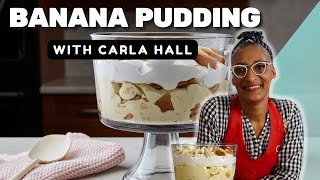 Carla Halls Banana Pudding  Food Network [upl. by Ycrem]