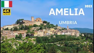 Amelia Umbria 20224K Walk in one of the most ancient villages in Italy [upl. by Heinrik942]