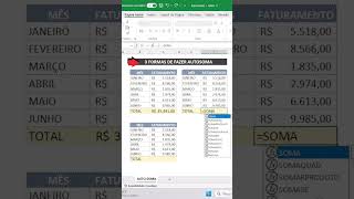 😄3 formas de fazer soma nas suas tabelas😊Claro que as 3 formas estão corretas excelbrasil [upl. by Mohkos]