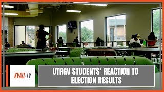 UTRGV Students Reaction to Election Results [upl. by Oludoet]