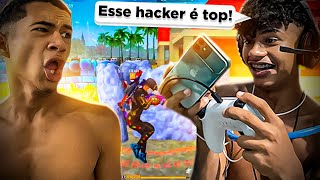 BRUTINHO SURTA AO VER UM HACK DE 40 MIL REAIS NO FREE FIRE [upl. by Ortensia]