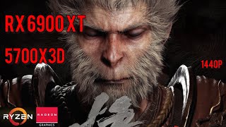 Black Myth Wukong  Benchmark tool  Ryzen 5700X3D  Radeon RX 6900 XT  1440p [upl. by Zachar]