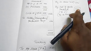 Trading and Manufacturing Account Simple explanation with solved problem by kauserwise [upl. by Hpotsirhc]