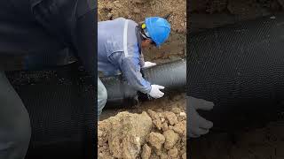 Underground pipeline welding process [upl. by Nitsud]