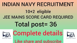 INDIAN NAVY 102 INTER BTECH ENTRY PERMANENT COMMISSION REQUIREMENTS 2024 l COMPLETE DETAILS [upl. by Aveline]