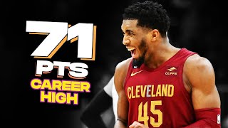 Donovan Mitchell UNREAL 71 Pts CareerHigh vs Bulls 😲  Jan 2 2023  Bulls Feed  FreeDawkins [upl. by Eelyab]