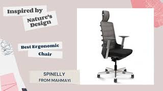 Spinelly High Back Ergonomic Mesh Chair Black [upl. by Domenech655]