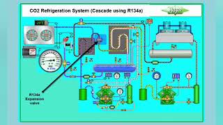 Refrigeration Cycle  CO2 Refrigeration System  Cascade Refrigeration System [upl. by Hootman946]