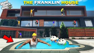 GTA 5  Franklin Shinchan amp Pinchan Most Ultra Premium Luxury House Upgrade GTA 5 [upl. by Anwad248]