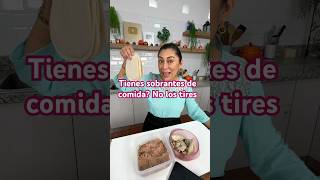 Receta Saludable para utilizar sobrantes de comida Fácil de llevar Comida o Cena shorts addy [upl. by Oren]