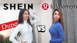 Lululemon Dupe at Shein  My Shein Haul  Spring Shein Haul [upl. by Eadnus463]