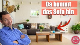 Feng Shui im Wohnzimmer  Sofa richtig aufstellen [upl. by Moshell]