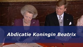 Abdicatie Koningin Beatrix 2013 [upl. by Sueddaht698]