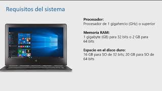 Capitulo 1  Parte 2 Especificaciones y requisitos del sistema de Windows 10 [upl. by Roch]