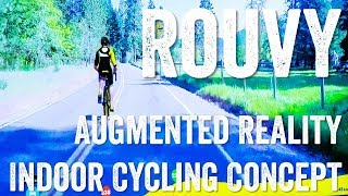 Rouvy Augmented Reality Indoor Cycling Concept  Zwift Gaming Competitor [upl. by Imrots]