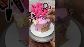 How to make Barbie cake barbie barbiecake shorts youtubeshorts cake [upl. by Hcurob]