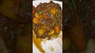 Hey everybody I made pot roast😋 foodie shorts [upl. by Tihor]