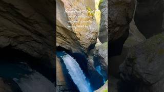 Trummelbach waterfallSwitzerland 🇨🇭lauterbrunnen swisswaterfall [upl. by Remled]