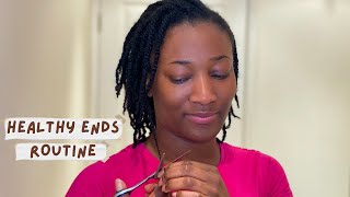 DUSTING NATURAL HAIR ENDS  How to dust your natural hair for healthy hair ends [upl. by Sirap]