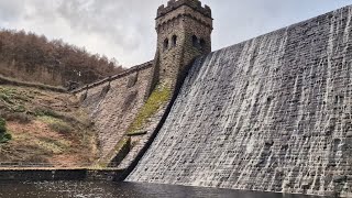 Overflowing Dam  Derwent Reservoir Derbyshire [upl. by Sisco]