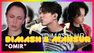 Dimash amp Mansur Qudaibergen quotOmirquot Live  Mireia Estefano Reaction Video [upl. by Artimed]