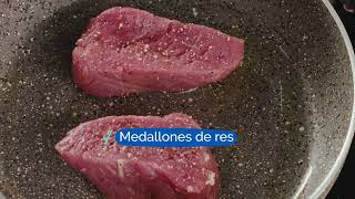 Medallones con gravy de CHAMPISALSA morita [upl. by Kay601]