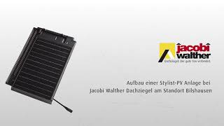 Wir verbinden Ziegel und Solar  StylistPV mit Autarq [upl. by Grayce]