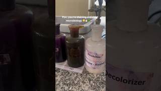 Microbiology staining🦠🧫 MBBS 2nd year medschool medstudent mbbs medico vims neet ytshorts [upl. by Xella]