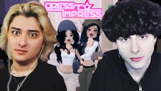 I made my BESTFRIEND play Dress to Impress Ft Dannyphantomexe [upl. by Drofxer]