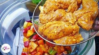 How To Roast Chicken And Vegetables Together In Halogen Oven Air Fryer  Any Oven  Roast Chicken [upl. by Ulphiah]